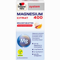 Doppelherz Magnesium 400 Citrat System Brausetabletten 24 Stück