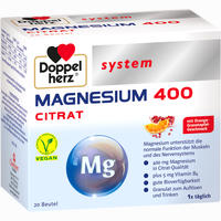 Doppelherz Magnesium 400 Citrat System Granulat 20 Stück