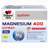 Doppelherz Magnesium 400 Citrat System Granulat 60 Stück