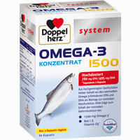 Doppelherz Omega- 3 Konzentrat 1500 System Kapseln 60 Stück