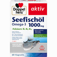 Doppelherz Seefischöl Omega- 3 1000mg + Folsäure Kapseln 60 Stück
