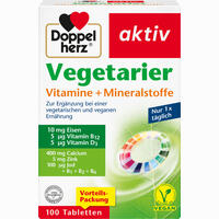 Doppelherz Vegetarier Vitamine+mineralstoffe Aktiv Tabletten 100 Stück