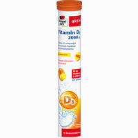 Doppelherz Vitamin D3 2000 I.e. Brausetabletten 15 Stück