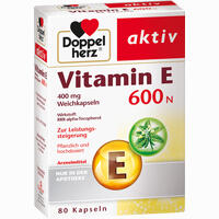 Doppelherz Vitamin E 600 N Weichkapseln 80 Stück