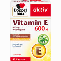 Doppelherz Vitamin E 600n Kapseln 40 Stück