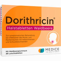 Dorithricin Halstabletten Waldbeere Lutschtabletten 20 Stück