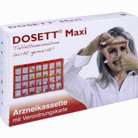 Dosett Maxi- Arzneikassette Rot 1 Stück