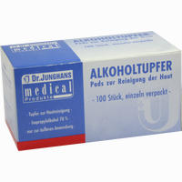 Dr. Junghans Medical Alkoholtupfer 3x6cm Steril 100 Stück