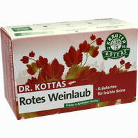 Dr. Kottas Rotes Weinlaub mit Pfefferminze Filterbeutel 20 Stück
