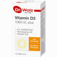 Dr. Wolz Vitamin D3 1000 I.e. Plus Kapseln 60 Stück