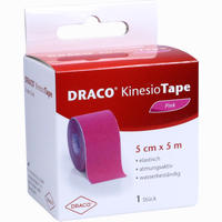 Draco Kinesiotape 5mx5cm Pink Verband 1 Stück