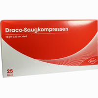 Draco- Saugkompresse Steril 10x20cm Kompressen 25 Stück