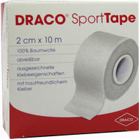 Draco Sport- Tape 10mx2cm Weiß Verband 1 Stück