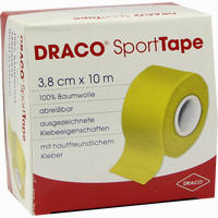 Draco Sporttape 10mx3.8cm Gelb Verband 1 Stück