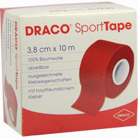 Draco Sporttape 10mx3.8cm Rot Verband 1 Stück