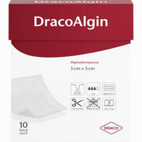 Dracoalgin Alginatkompresse 5x5 Cm Kompressen 10 Stück