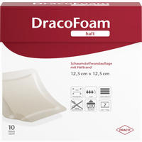 Dracofoam Haft Schaumstoffverband 12.5x12.5cm 10 Stück