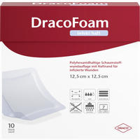 Dracofoam Infekt Haft Schaumst.wundauf.12.5x12.5cm Verband 10 Stück