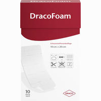 Dracofoam Schaumstoffwundauflage 10x20cm Verband 10 Stück