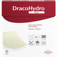 Dracohydro Dünn Hydrokolloide Wundauflage 10x10cm Verband 10 Stück