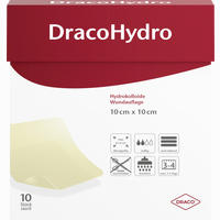 Dracohydro Hydrokolloide Wundauflage 10x10cm 10 Stück