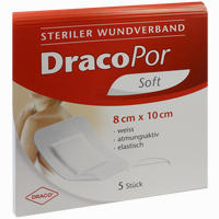 Dracopor Soft Steriler Wundverband 8x10cm 5 Stück