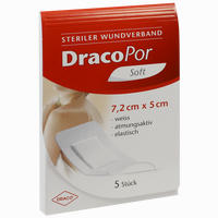 Dracopor Wundv St 7. 2x5cm 5 Stück