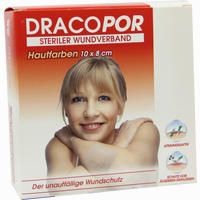 Dracopor Wundverband 10x8cm Steril Hautfarben 25 Stück