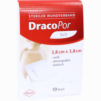 Dracopor Wundverband Steril 3.8x3.8cm Pflaster 10 Stück