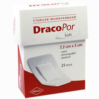 Dracopor Wundverband Steril 7.2x5cm 25 Stück