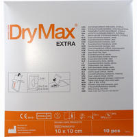 Drymax Extra Superabsorber Verband 10x10cm 10 Stück
