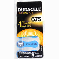 Duracell Easytab 675 Pr44 6 Stück