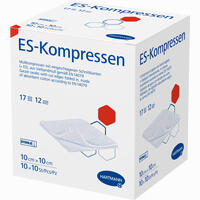 E S Kompressen Steril 10x10cm Großpackung 10 x 10 Stück