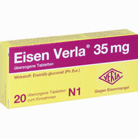 Eisen Verla 35mg Tabletten 20 Stück