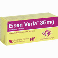 Eisen Verla 35mg Tabletten 50 Stück