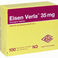 Eisen Verla 35mg Tabletten 100 Stück
