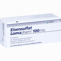 Eisensulfat Lomapharm 100mg Filmtabletten 50 Stück