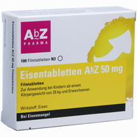 Eisentabletten Abz 50 Mg Filmtabletten 100 Stück