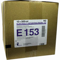 Elektrolyt- Infusionslösung 153 Pe- Flasche Iff 10 x 500 ml