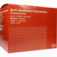 Elfi Elast. Fixierbinde Gekreppt 4mx12cm 20 Stück