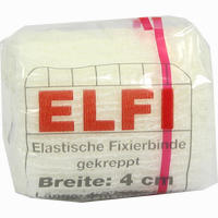 Elfi Elast.fixierbinde Gekreppt 4mx4cm Cello 1 Stück