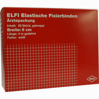 Elfi Elast. Fixierbinde Gekreppt 4mx6cm 20 Stück