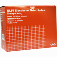 Elfi Elast. Fixierbinde Gekreppt 4mx8cm 20 Stück