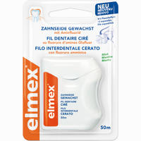 Elmex Zahnsseide Gewachst mit Aminfluorid 50 m