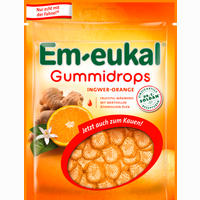 Em- Eukal Gummidrops Ingwer Orange Zuckerhaltig Bonbon 90 g