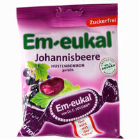 Em- Eukal Johannisbeere Gefüllt zuckerfrei Bonbon 75 g