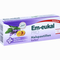 Em- Eukal Pro Halspastillen Salbei zuckerfrei 30 Stück