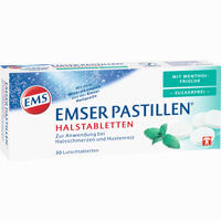Emser Pastillen mit Mentholfrische zuckerfrei Lutschtabletten 30 Stück