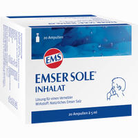 Emser Sole Inhalat Ampullen 20 Stück