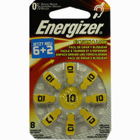 Energizer Hörgerätebatterie 10 (6+ 2) 8 Stück